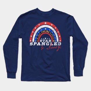 Star Spangled and Sassy 4th Of July Long Sleeve T-Shirt